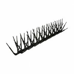 Bird B Gone Black Plastic Bird Spike - 24 ft. x 7 in.