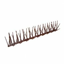 Bird B Gone Brown Plastic Bird Spike - 24 ft. x 7 in.