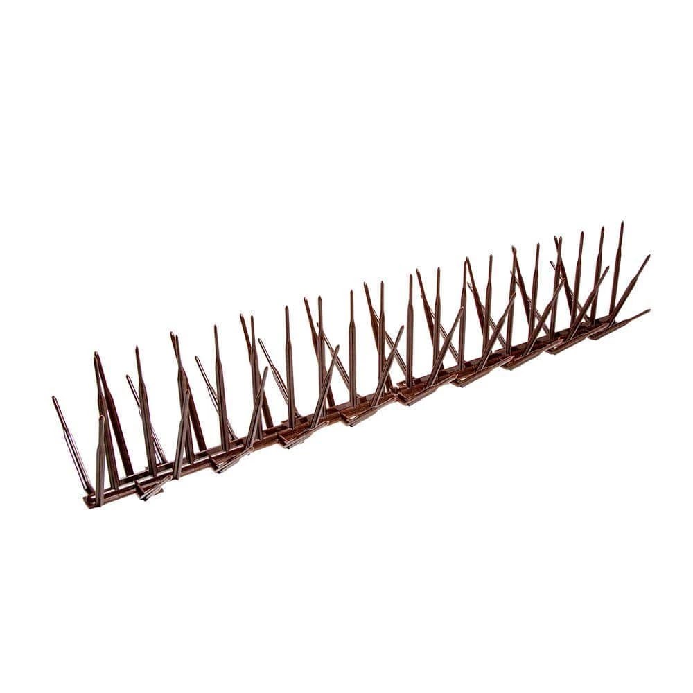 Bird B Gone Brown Plastic Bird Spike - 24 ft. x 7 in. 1 Bird B Gone Brown Plastic Bird Spike - 24 ft. x 7 in.