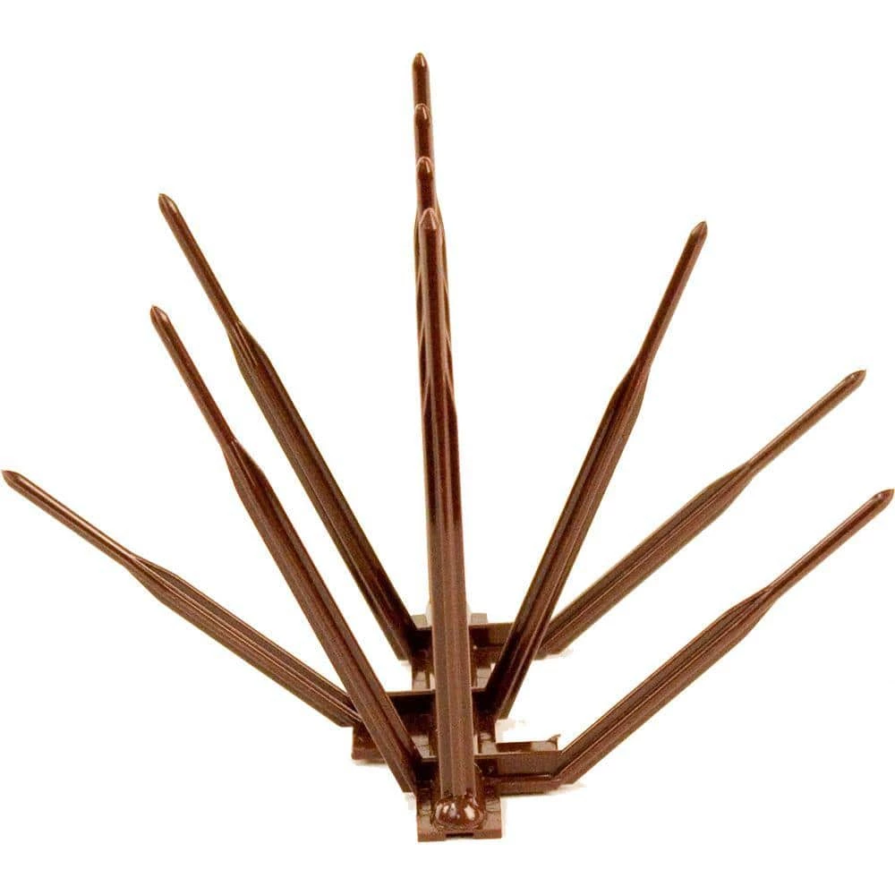 Bird B Gone Brown Plastic Bird Spike - 24 ft. x 7 in. 3 Bird B Gone Brown Plastic Bird Spike - 24 ft. x 7 in. - Image 3