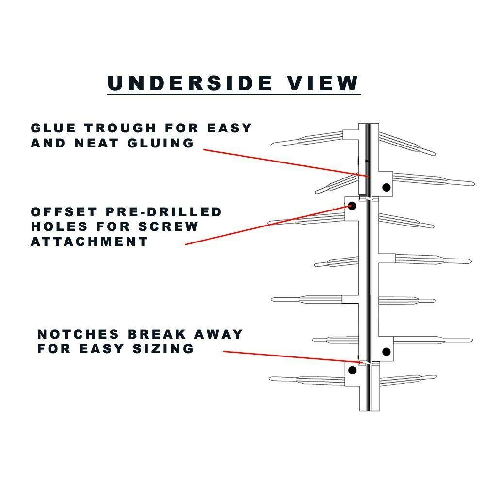 Bird B Gone Clear Plastic Bird Spike - 24 ft. x 7 in. 2 Bird B Gone Clear Plastic Bird Spike - 24 ft. x 7 in. - Image 2