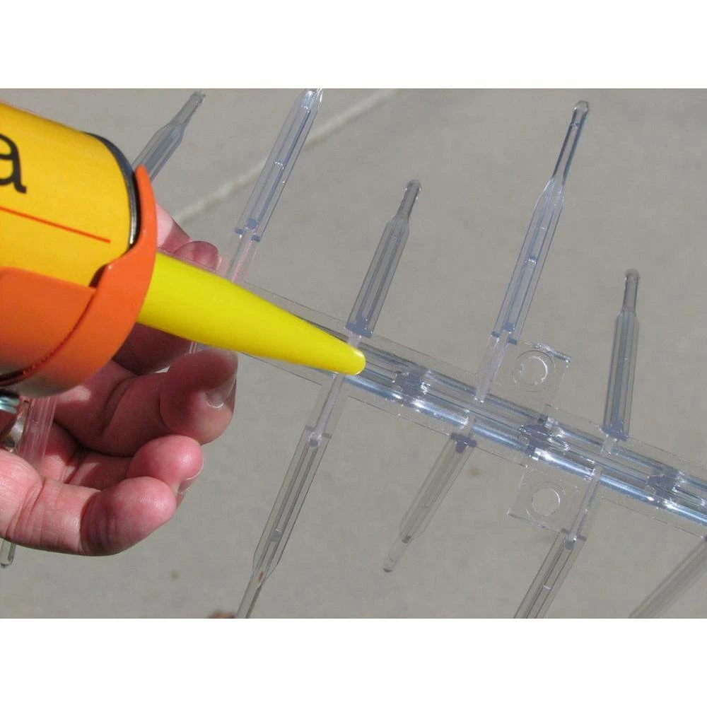 Bird B Gone Clear Plastic Bird Spike - 24 ft. x 7 in. 5 Bird B Gone Clear Plastic Bird Spike - 24 ft. x 7 in. - Image 5