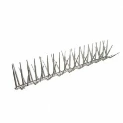 Bird B Gone Light Grey Plastic Bird Spike - 24 ft. x 7 in.