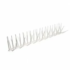 Bird B Gone White Plastic Bird Spike - 24 ft. x 7 in.