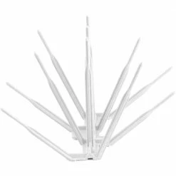 Bird B Gone White Plastic Bird Spike - 24 ft. x 7 in. -Algreen Sales Store bird b gone animal barriers bbg2000 7wht 24 c3 1000