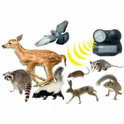 Bird B Gone Sonic Shield Pest Repellent with Guard Dog Sound -Algreen Sales Store bird b gone animal barriers mmss grd d c3 1000