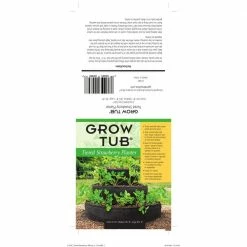 Gardens Alive! 20 in. Dia Strawberry Tiered Patio Grow Tub Planter -Algreen Sales Store black gardens alive raised planter boxes 1367 44 1000