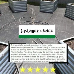 Master Mark 6 in. Anchoring Pins for Landscape Fabric, Sod, and ZipEdge Brand Products, 25-Pack -Algreen Sales Store black master mark garden stakes 11125 1f 1000