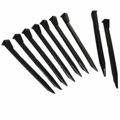 Master Mark Terrace Board 10 in. H Stake, Black (10-Pack)