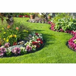 Master Mark 20 ft. Black Master Gardener Original Coiled Plastic Edging -Algreen Sales Store black master mark plastic edging 23921 1f 1000