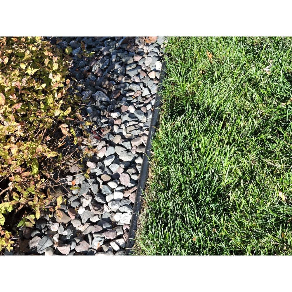 Master Mark Zip Edge 20 ft. Recycled Plastic Landscape Lawn Edging with Sod Pins Black 3 Master Mark Zip Edge 20 ft. Recycled Plastic Landscape Lawn Edging with Sod Pins Black - Image 3