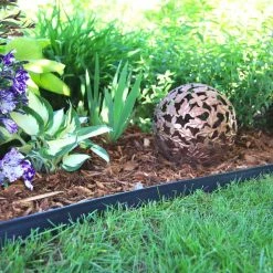 Master Mark Dig-Free Landscape Edging 30 ft. Black with 20 Landscaping Stakes -Algreen Sales Store black master mark plastic edging 41230 1 fa 1000