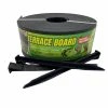 Master Mark 40 ft. x 4 in. Terrace Board Black Landscape Plastic Edging