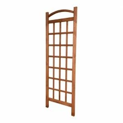 Leisure Season 72 in. Wooden Arched Square Lattice Trellis