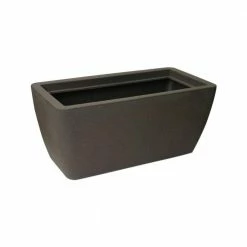 Algreen Manhattan 40 in. x 20 in. x 18 in. Brownstone Plastic Planter