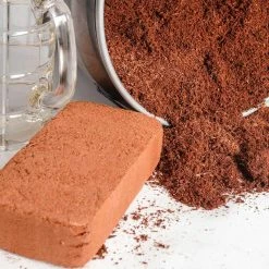 Gardens Alive! 1.40 lbs. Coir Soil Amendment Brick, Made from Coconut Husks Brick That Rxpands to 8 Qt. of Soil