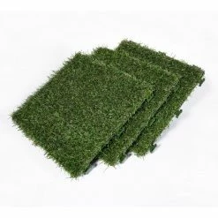 TrafficMaster 1 ft. x 1 ft. Artificial Grass Interlocking Tiles (9-Pack) -Algreen Sales Store green trafficmaster artificial grass 48219 fa 1000