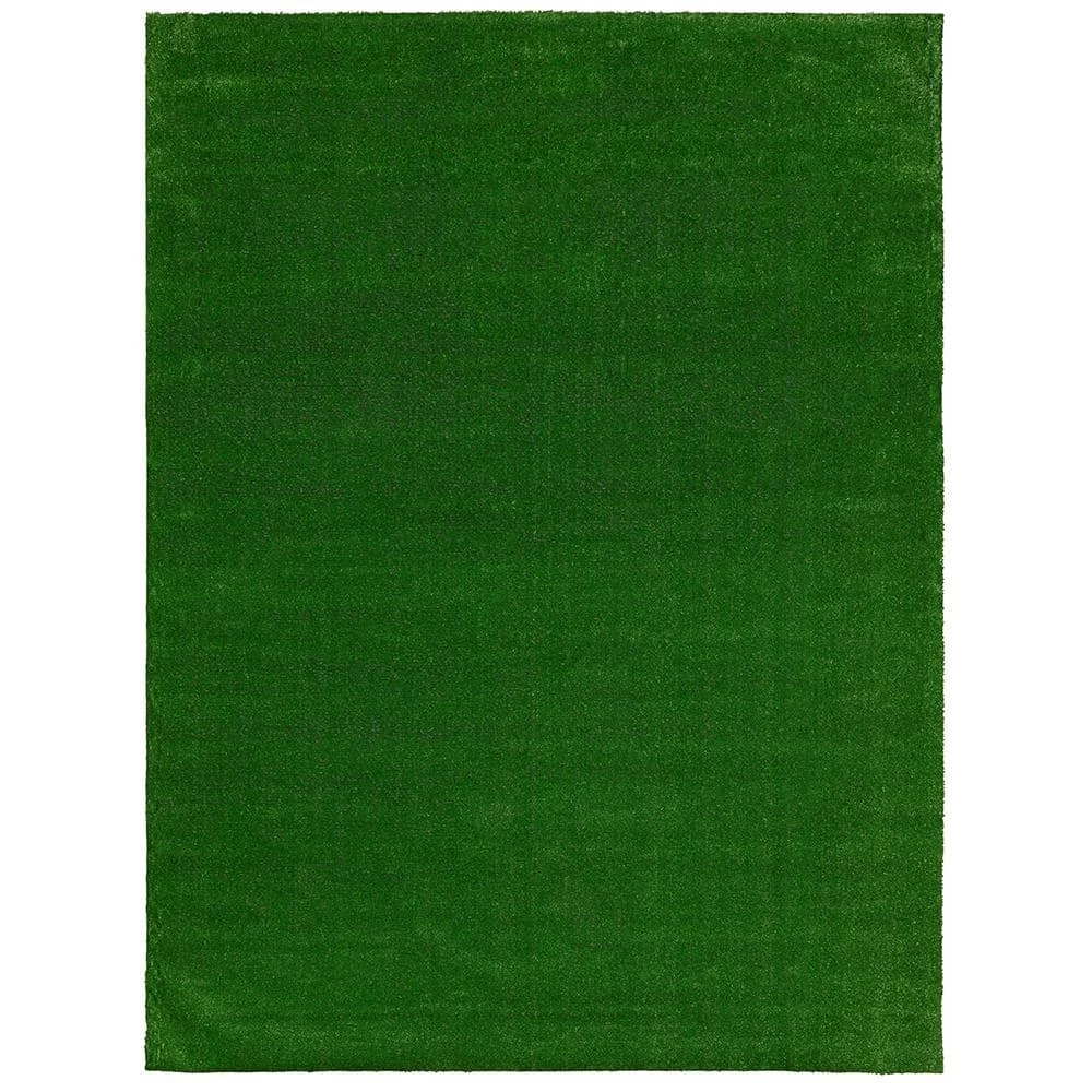 TrafficMaster 6 ft. x 8 ft. Green Artificial Grass Rug 1 TrafficMaster 6 ft. x 8 ft. Green Artificial Grass Rug