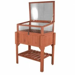 Leisure Season 35 in. x 24 in. Raised Greenhouse -Algreen Sales Store leisure season greenhouse kits rpbg737 1f 1000