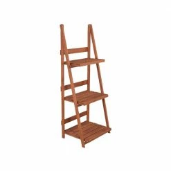 Leisure Season 24 in. x 18 in. x 60 in. 3-Tier A-Frame Plant Stand -Algreen Sales Store leisure season plant stands ps6114 1f 1000