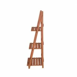 Leisure Season 24 in. x 18 in. x 60 in. 3-Tier A-Frame Plant Stand -Algreen Sales Store leisure season plant stands ps6114 44 1000