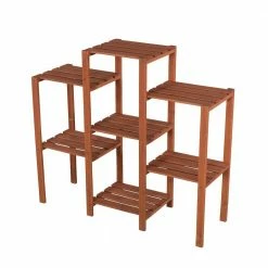 Leisure Season 38 in. x 12 in. x 34 in. 7-Tier Plant Stand -Algreen Sales Store leisure season plant stands ps6117 fa 1000