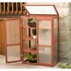 Leisure Season 1 ft. 4 in. x 2 ft. 6 in. Cypress Mini Greenhouse