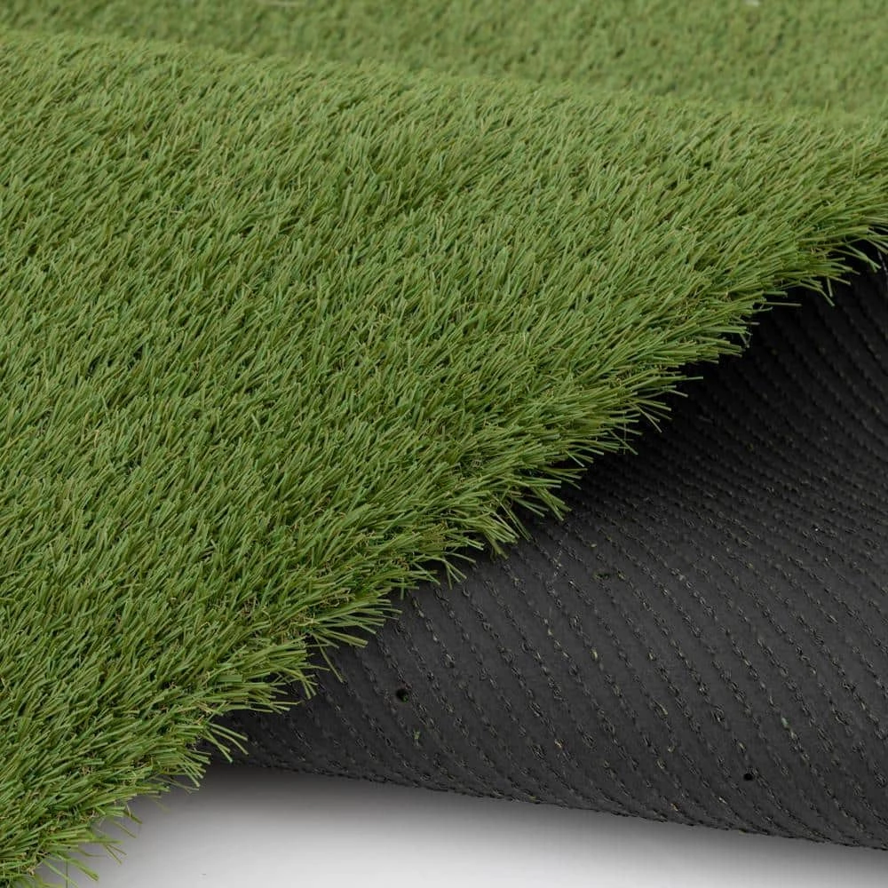 TrafficMaster 5 ft. x 7.5 ft. Light Green Artificial Grass Rug 4 TrafficMaster 5 ft. x 7.5 ft. Light Green Artificial Grass Rug - Image 4