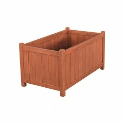 Leisure Season 32 in. x 18 in. Cedar Planter Box -Algreen Sales Store light medium brown leisure season planter boxes pb20012 fa 1000