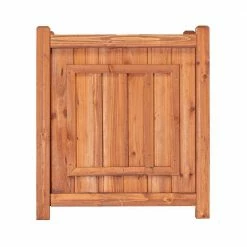 Leisure Season Kensington 16 in. W x 16 in. D x 18 in. H Square Wooden Brown Planter 10 Leisure Season Kensington 16 in. W x 16 in. D x 18 in. H Square Wooden Brown Planter -Algreen Sales Store medium brown leisure season plant pots chsp711 44 1000