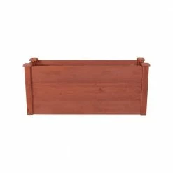 Leisure Season 48 in. x 21 in. Medium Brown Solid Wood 3-Tier Raised Garden Bed -Algreen Sales Store medium brown leisure season raised planter boxes rgb4848 1f 1000