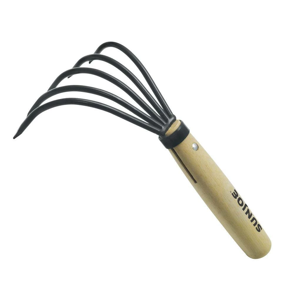Nisaku 6 in. Japanese Steel Garden Claw Rake and Cultivator 8 Nisaku 6 in. Japanese Steel Garden Claw Rake and Cultivator - Image 8