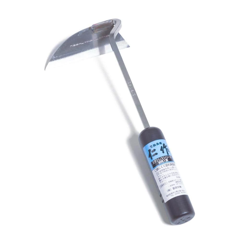 Nisaku Nejirikama 10.6 in. Stainless Steel Sickle Hoe 1 Nisaku Nejirikama 10.6 in. Stainless Steel Sickle Hoe