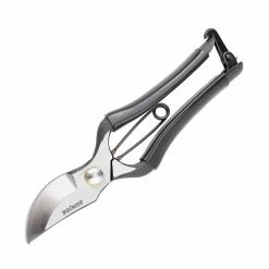 Nisaku Carbon Steel Pruner/Secateurs with Genuine Leather Holster and Non-Slip Grip -Algreen Sales Store nisaku pruning shears njpsc1 44 1000