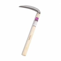 Nisaku 7 in. Grass Sickle Wooden Handle