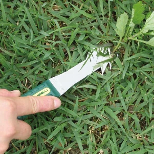 Nisaku 4.25 in. Blade Stainless Steel Multi Weeder 2 Nisaku 4.25 in. Blade Stainless Steel Multi Weeder - Image 2