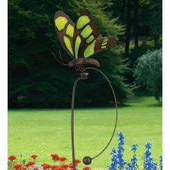 Regal Art & Gift Malachite Rocker Butterfly Stake -Algreen Sales Store regal art gift decorative garden stakes 13102 31 1000