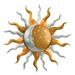 Regal Art & Gift 36 in. Sun and Moon Wall Decor