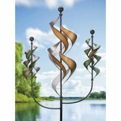 Regal Art & Gift 82 in. Triple Waterfalls Wind Spinner -Algreen Sales Store regal art gift wind spinners 12606 31 1000