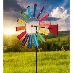 Regal Art & Gift 26 in. Windmill Spinner - Rainbow -Algreen Sales Store regal art gift wind spinners 13161 31 1000