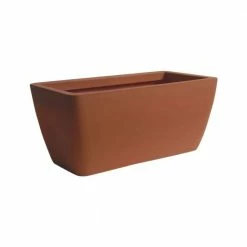 Algreen Manhattan 40 in. x 20 in. x 18 in. Terra Cotta Plastic Planter