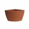 Algreen Hampton Corner 26 in. x 24 in. x 20 in. Terracotta Plastic Planter