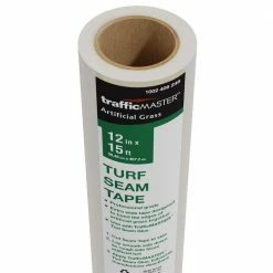 TrafficMaster 1 ft. x 15 ft. Artificial Grass Turf Seam Tape Roll, White -Algreen Sales Store trafficmaster artificial grass tools 50 343 c3 1000
