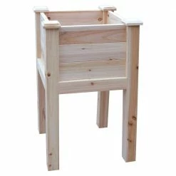 Leisure Season Square 18 in. x 18 in. Cedar Raised Garden Bed 9 Leisure Season Square 18 in. x 18 in. Cedar Raised Garden Bed -Algreen Sales Store unfinished wood leisure season elevated garden beds rgbh1818 44 1000