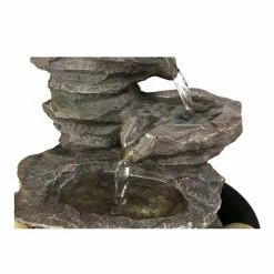 Watnature 9.8 in. Resin-Rock Cascading Tabletop Water Fountain, 4-Tier Relaxation Waterfall Feature with LED Lights and Ball 13 Watnature 9.8 in. Resin-Rock Cascading Tabletop Water Fountain, 4-Tier Relaxation Waterfall Feature with LED Lights and Ball -Algreen Sales Store watnature freestanding fountains b ls 8819 76 1000