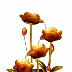 Watnature 20.8in. Indoor Outdoor Water Fountain - Metal Leaves Modern Cascading Waterfall Outdoor Fountain for Garden House Office 12 Watnature 20.8in. Indoor Outdoor Water Fountain - Metal Leaves Modern Cascading Waterfall Outdoor Fountain for Garden House Office -Algreen Sales Store watnature freestanding fountains tqx t21009a fa 1000