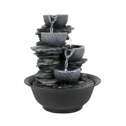 Watnature 10.6 in. Resin Relaxation Tabletop Fountain for Indoor Cascading Bowl Fountain with LED Lights for House Office 13 Watnature 10.6 in. Resin Relaxation Tabletop Fountain for Indoor Cascading Bowl Fountain with LED Lights for House Office -Algreen Sales Store watnature tabletop fountains b 22002 76 1000